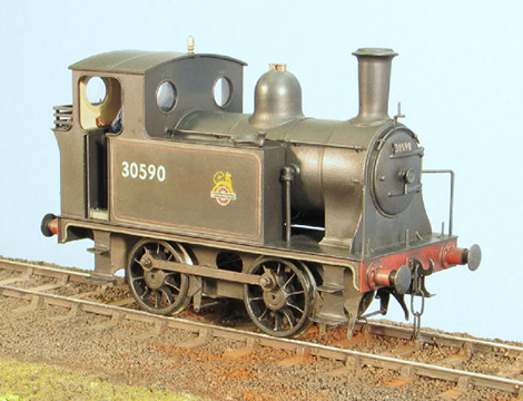 An example of a simple etched loco kit from Connoisseur Models