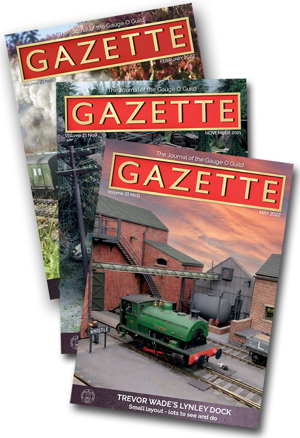 Various Copies 2014-2015 Gauge O Guild Gazette 